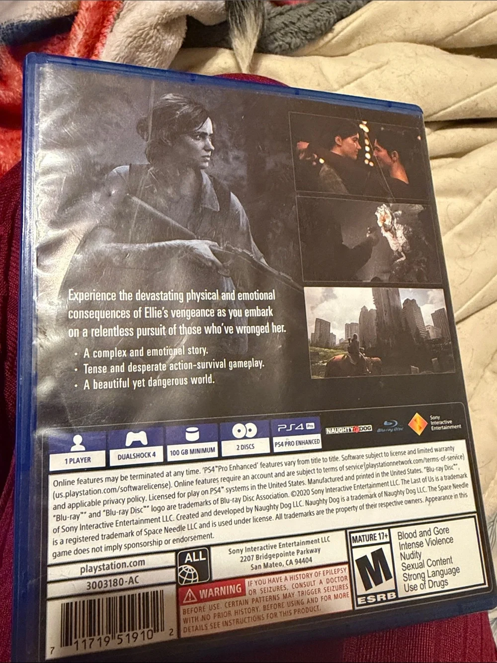 The Last of Us Part II PS4 Game - ONE DISC ONLY